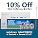 Wondview Strep A Test Kit for Strep Throat Testing Group A Strep Antigen, CLIA Waived Test (25 Pack)
