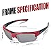 Duduma Polarized Sports Sunglasses for Men Fishing Cycling Running Golf Driving Sun glasses Glasses Tr62 Superlight Frame