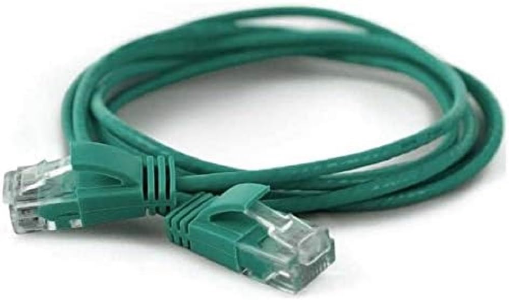 wantecWire 7329 Ultra Slim Cat 6 Ethernet Patch Cable Green