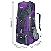 OutdoorMaster 60L Internal Frame Backpack with Adjustable Strap Height,Purple