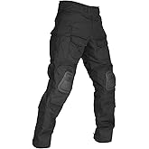 G3 Combat Pants with Knee Pads Tactical Military Trousers Hunting Camo Pants for Men Rip-Stop Airsoft Gear