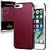 iPhone 7 Plus Cover - Terrapin iPhone 7 Plus Case - Ultra Slim Fit Hybrid - Hard Case Protection - Rubberized Finish - Red