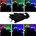 IROCH Colorful LED Gloves Flashing Finger Lighting Gloves with 7 Colors for Party,Concerts,Light Shows,Disco,Festival
