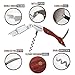 ZAPPOWARE WAITERS CORKSCREW - Professional Quality Wine Key/Wine & Bottle Opener/Foil Cutter - Must Have Tool for Bartenders/Waiters/Sommeliers!