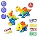 BAIVYLE Take Apart Dinosaur Toys for Girls and Boys- Dinosaur Building Blocks Preschool Learning Toys for Kids 3 4 5 6 7 Year Old - STEM Building Toys Birthday Gifts for Year Old Boys Girls