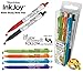 G.T. Luscombe Company, Inc. Paper:Mate InkJoy Bible Study Note Pen Kit | Comfortable, Fast Drying, Smooth No Bleed Ballpoint Pens | No Smearing or Fading | Vivid Multicolor- Set of 6