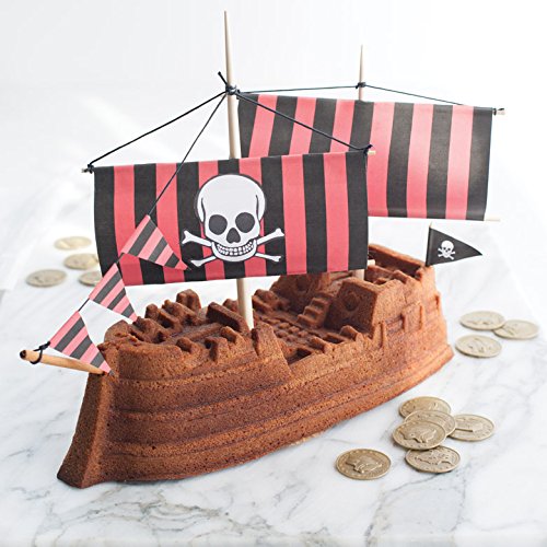 Nordic Ware Pro Cast Pirate Ship Cake Pan Home & Kitchen, Kitchen & Dining, Bakeware, Cake Pans, Specialty & Novelty Cake Pans