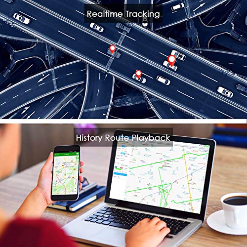 GPS Tracker,Kimfly Mini GPS Locator Personal Portable Real Time Tracker for Kids Pet Vehicle and Car