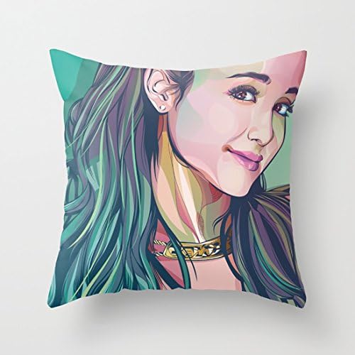 18in Throw Pillow Set ArianaGrande Artwork with Fresh Style Pattern