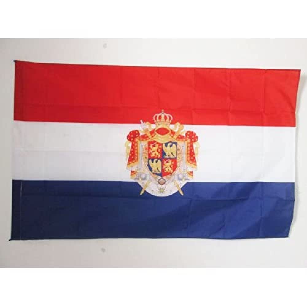 AZ FLAG - Kingdom of Holland 1806-1810 Flag - 3x5 Ft - Bonaparte Banner with Sleeve - 100% Polyester - Fade Resistant - Vivid Colors - 3' x 5' Feet - 150x90 Cm