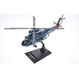 Generic US Navy Helicopter Diecast 1/72 Scale Kaman SH-2F SEASPRITE Model Replica with Display Stand