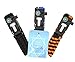 3Bears Outdoor Survival Paracord Bracelet with Compass Fire Starter and Emergency Whistle(Black, Blue,Orange, Pack of 3)