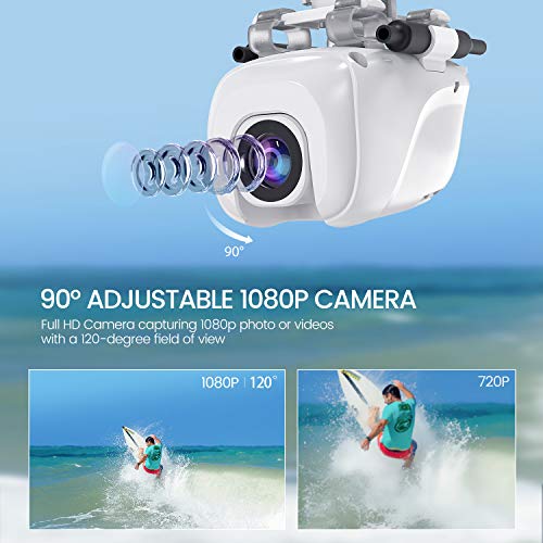 Potensic D58, Drone with Camera 1080P, GPS Quadcopter 120Â° Wide Angle 5G WiFi FPV, Remote Control, Follow Me, Orbit Mode, 18mins