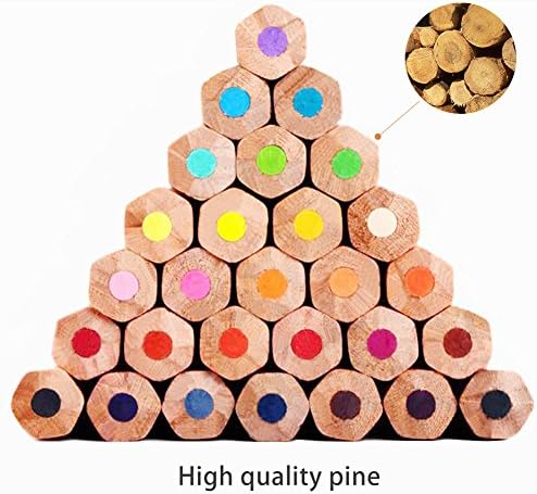 TOP 24-color Colored Pencils Set For Adults And Kids / Vibrant Colors ,Drawing Pencils for Sketch, Arts , Coloring Books (Cylinder)