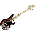 Sterling by Music Man StingRay Ray4 Bass Guitar in Vintage Sunburst Satin