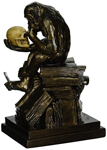 Design-Toscano-Charles-Darwins-Ape-Human-Evolution-Figurine-Animal-Statue-8-Inch-Polyresin-Bronze-Finish