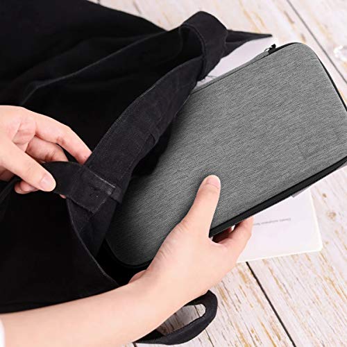 LINGSFIRE Switch Carrying Case for Nintendo Switch with Screen Protector and Car Charger, 10 Game Cartridges Protective Hard Travel Case for Switch Console Accessories