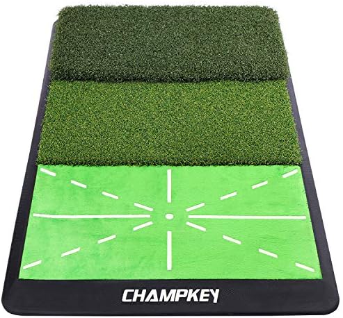 Champkey ITT-PRO Golf Hitting Mat | Exclusive Impact Turf with Premium Synthetic Turf Practice Mat | Heavy-Duty Rubber Backing Driving Mat Champkey ITT-PRO Golf Hitting Mat | Exclusive Impact Turf with Premium Synthetic Turf Practice Mat | Heavy-Duty Rubber Backing Driving Mat