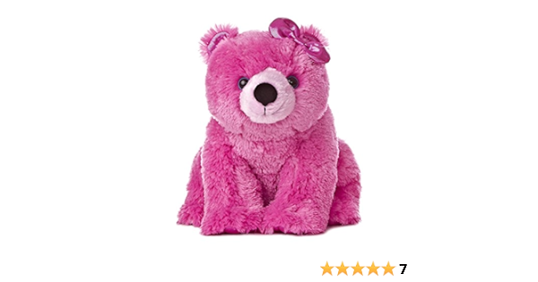 pink polar bear stuffed animal