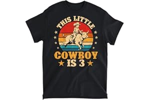 Kids 3rd Birthday Bull Riding 3 Year Old Boy Cowboy Rodeo Western T-Shirt, Tank Top, Long Sleeve, Sweatshirt, Hoodie Men Wome