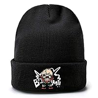 St.Mandyu My Hero Academia Cotton Multipurpose Knitted Cap Keep Warm Hat Winter Cap Outdoor Leisure Fashion Sun Hat(H05)