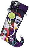 Disney Park Jack Skellington LARGE Nightmare Before Christmas Holiday Stocking
