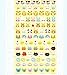 4 Sheets Cute Lovely 3D DIY Decorative Puffy Adhesive Sticker Tape / Kids Craft Scrapbooking Sticker Set for Diary, Album