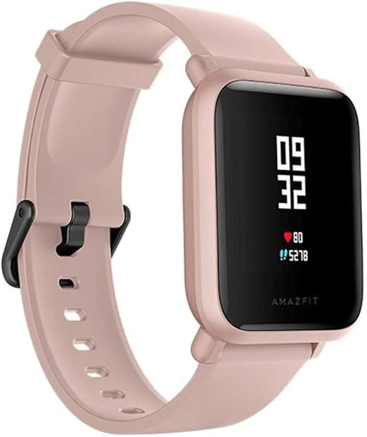 SMARTWATCH XIAOMI AMAZFIT BIP LITE GLOBAL 1,28 PULSOMETRO PINK ...