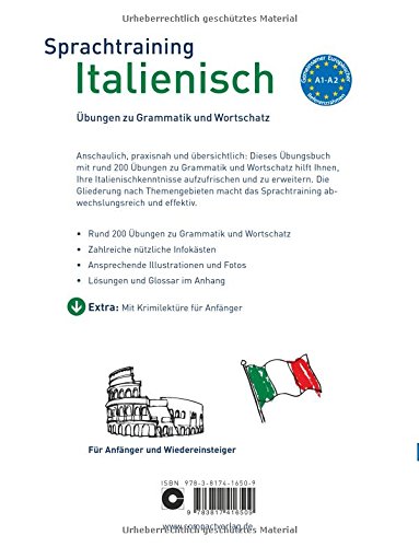 Sprachtraining Italienisch Grammatik Und Wortschatz A1 A2 Ubungen Zu Grammatik Und Wortschatz Niveau A1 A2 Amazon De Tomini Giulia Bucher