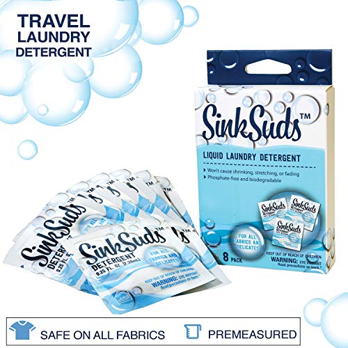 SinkSuds Laundry Detergent Travel Size Liquid Soap TSA Compliant