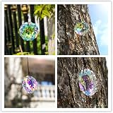 HDCRYSTALGIFTS Colorful Mandala Crystal Pendant Suncatcher 45MM view 6