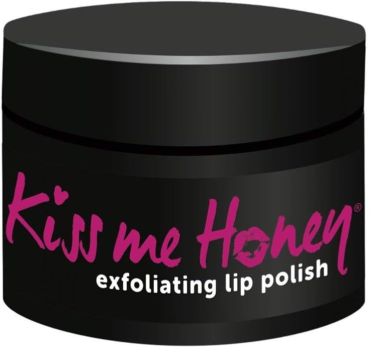 Kiss Me Honey USDA Organic Cane Sugar Lip Scrub – All Natural and Cruelty Free Exfoliating Polish Lip Care - Mint 2.5oz