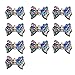 PISSION 10Pcs DIY 3D Nail Care Rainstone Bow Nail, Jewelry Alloy Nail Art Decoration