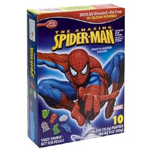 Betty crocker Fruit flavored snacks the amazing spider-man (016000141148)