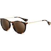 SUNGAIT Premium Vintage Round Sunglasses for Women Men Classic Retro Style | All-Day Comfort TR90 Frame, Medium Fit, UV400 Protection, Shatter-Resistant Lens, Trendy, Daily Wear, Driving &amp; Travel, Gifts