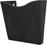 Deflecto Graphite A4 Wall Mounted Document Holder with Antimicrobial Additives