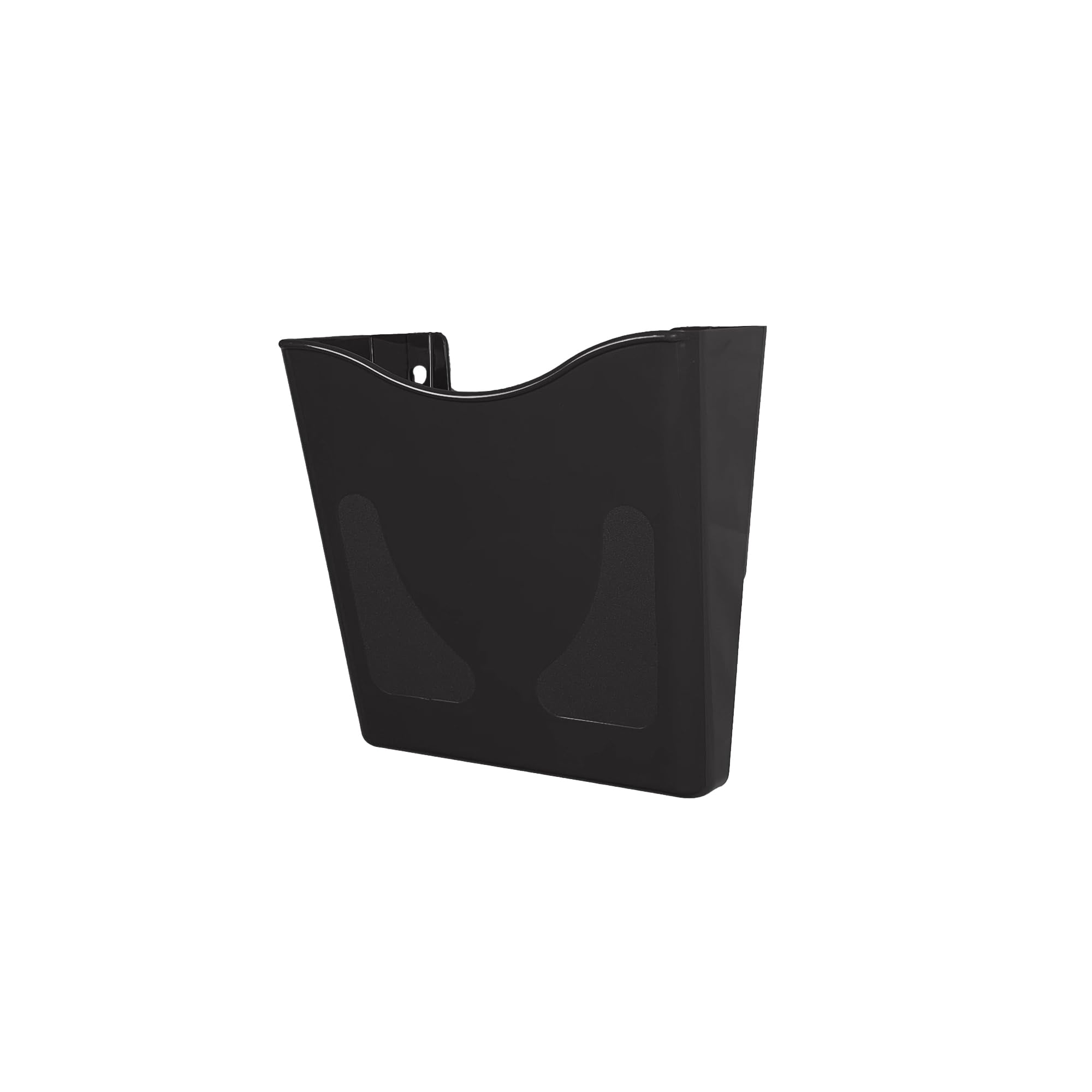 Deflecto Graphite Portrait A4 Wall Mounted Document Holder - A4 Sign Holder - A4 Leaflet Holder Wall Mounted Letter Rack - Leaflet Display Stands - A4 Poster Holder - A4 Menu Holders