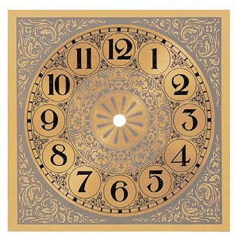 Arabic Square Metal Dial