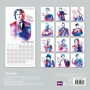 The Official Doctor Who Classic Edition 2016 Square Calendar