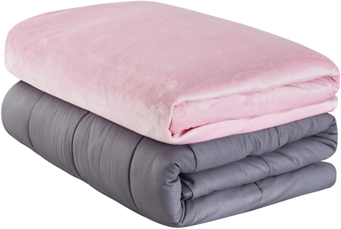 Amazon.com: ZZZhen Weighted Blanket for All (Minky Pink, 60''80