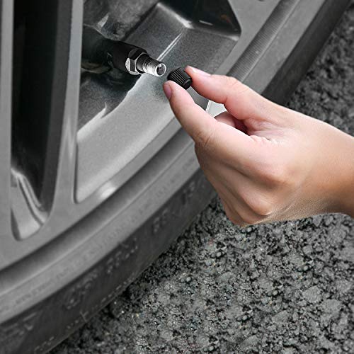 EldHus Tire Valve Caps 40-Pack, Car Stem Caps SUV Bicycle Stem Covers Trucks Motorcycle Tire Dust Cap Bikes Airtight Seal Tire Cap Cover - Thumbnail 2
