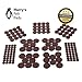 Felt Furniture Pads (152 Piece) Self-Stick Value Variety Pack, Heavy Duty, Eco-Friendly, Brown