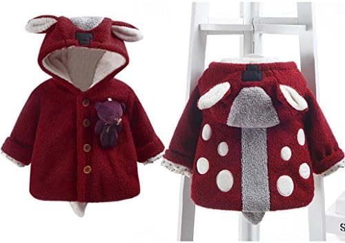 TRENDINAO Baby Infant Boys Girls Clothes Bear Hooded Coat Cloak Jacket Thick Autumn Winter Warm Clothes Outwear