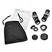 VicTsing 3-in-1 Clip 180 Drgree Fish Eye Lens Plus Wide Angle Lens Plus Micro Lens,Easy Use Camera Lens Kits