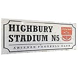 Arsenal Retro Street Sign