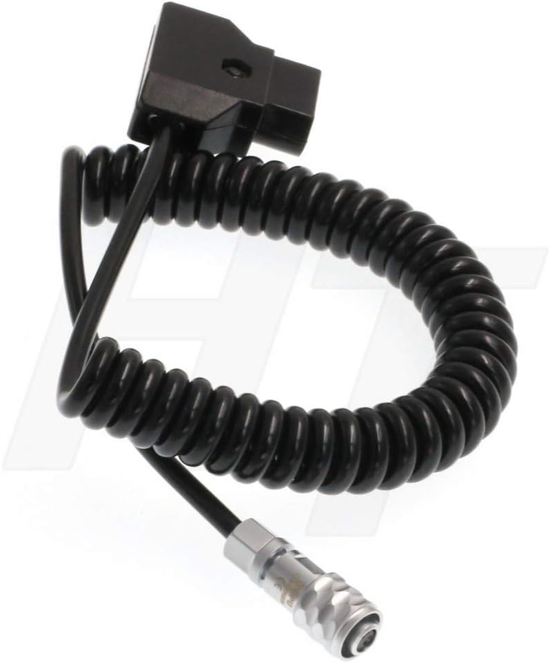 HangTon BMPCC 4K 2 Pin DC Plug Coiled Power Cable for Blackmagic Design Pocket Cinema Camera 4K - Image 4