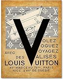 Louis Vuitton - 11x14 Unframed Art Print - Makes a Great Gift Under $15 for Bedroom or Bathroom Decor
