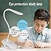 HIG Table Lamps & Reading Lights Touch-Sensitive Controls Any Brightness Adjustment, USB Charging - Bedside Nightlights Clip LED Desk Lamp