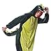 Aoibox Unisex Adult Dinosaur Animal Cosplay Onesie Pajamas Size L GreenDinosaur