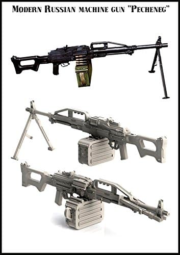 Evolution Miniatures 1:35 Modern Russian Machine Gun Pecheneg - Resin #EMA35005